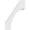 Ekena Millwork 3-in. W x 8-in. D x 12-in. H Westlake Architectural Grade PVC Knee Brace BRCP03X08X12WTL - alternate 4
